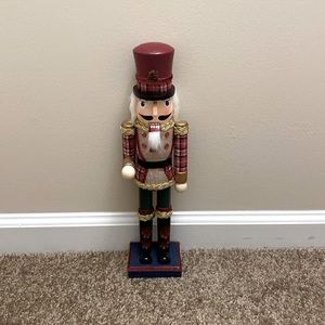 Plaid Christmas Nutcracker Pier 1 2017